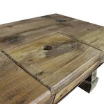 vidaXL Table basse Bois de récupération massif 90 x 50 x 35 cm