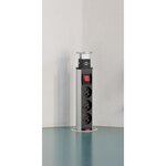 Brennenstuhl Multiprise TOWER POWER encastrable - 3 prises - avec 2m de câble