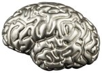 BRAIN 3D Shaped 2 onces argent monnaie 5 Dollars Samoa 2023