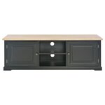 vidaXL Meuble TV Noir 120 x 30 x 40 cm Bois