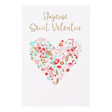 Carte Saint-valentin - Cœur Feuillage - Draeger paris