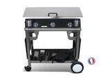 Pack plancha électrique planchaelec lux 830 carbon - chariot rivoli