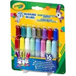 Crayola - 16 mini colles pailletées lavables -