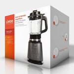 LIVOO DOP212 - Blender chauffant - Départ différé - Bol gradué 2L - Couteau 6 lames - Commandes tactiles et affichage LED
