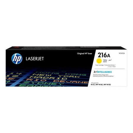 Hp 216a cartouche de toner jaune laserjet authentique (w2412a) pour hp color laserjet pro mfp m182/ m183