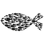 Tampon en bois Poisson 4x9cm