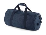 Sac de voyage polochon en toile vintage - bg655 - bleu marine