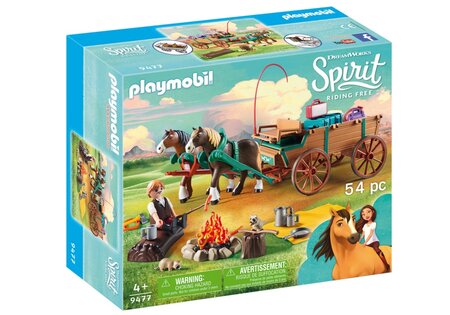 PLAYMOBIL 9477 Spirit - Jim Et Charrette