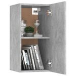 vidaXL Ensemble de meubles TV 4 Pièces Gris béton Aggloméré