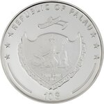 THE LOTUS High Relief Flowers and Leaves 2 oncesSilver monnaie 10 Dollars Palau 2022