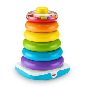 Fisher-price pyramide arc-en-ciel géante - 40 cm - 12 mois et +