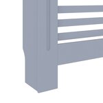vidaXL Cache-radiateur Anthracite 112x19x81 cm MDF