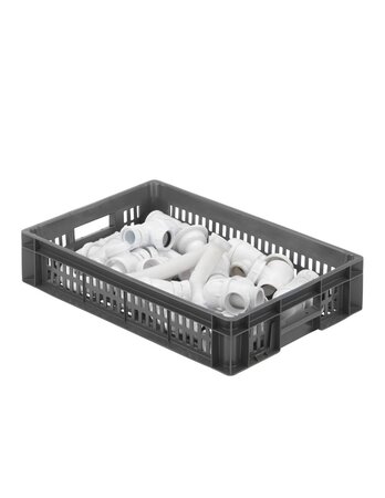 (BAC GERBABLE PEHD NORME EUROPE) Bac gerbable ajouré norme Europe 87L