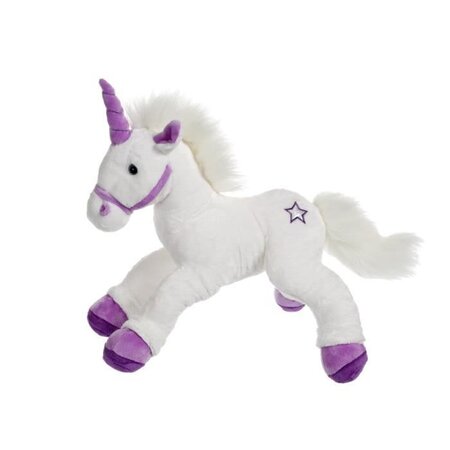 GIPSY Peluche Licorne Féerique Violette 42 cm