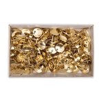 600 punaises dorées 1 cm
