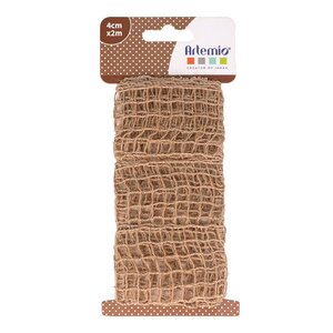 Ruban Jute Treillis 4 cm x 2m