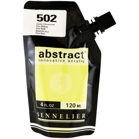 Peinture acrylique en sachet - jaune fluorescent - sennelier