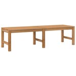 vidaXL Banc de jardin 150 cm Bois de teck massif