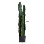 Cactus artificiel grand réalisme plante artificielle grande taille dim. Ø 17 x 100H cm vert