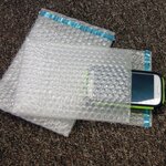 Lot de 1000 sachets bulles d'air 150x200 mm avec rabat adhésif