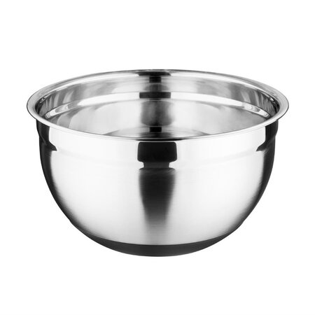 Bassine inox fond silicone 3 l - vogue -  - inox/silicone3 x115mm