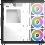 XIGMATEK BOITIER PC Aquarius Plus - Moyen Tour - RGB - Blanc - Verre trempé - Format ATX (EN43675)