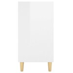 vidaXL Buffet Blanc brillant 103 5x35x70 cm Aggloméré