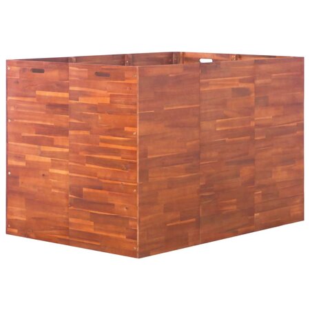 vidaXL Lit surélevé de jardin Bois d'acacia 150x100x100 cm