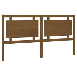 vidaXL Tête de lit Marron miel 185 5x4x100 cm Bois massif de pin