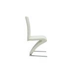vidaXL Chaises à manger lot de 6 blanc similicuir