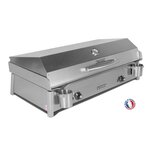 Plancha électrique anthea e870 + couvercle + 2 ustensiles -