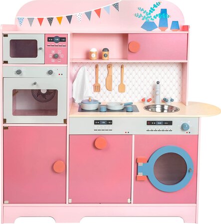 Cuisine Multifonctionnelle En Bois Pour Fille