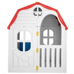 vidaXL Aire de jeu pliable avec porte et fenêtres fonctionnelles