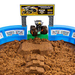 Monster jam ensemble de jeu d'arène à boue 1:64