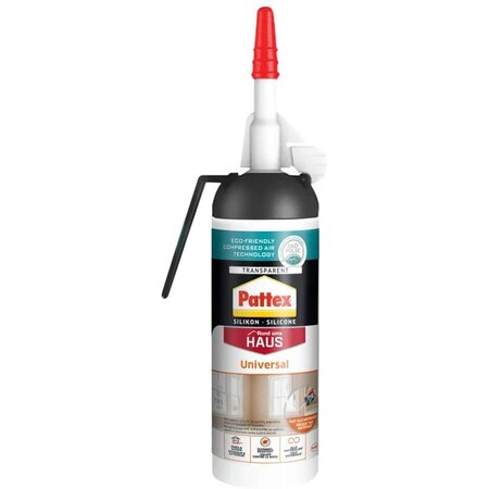 Silicone universel, transparent, distributeur 100 ml pattex