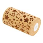 Mini rouleau à pâtisserie en bois - étoile