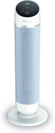 Chauffage Et Ventilateur Électrique 2 En 1 2400W Blanc Noir