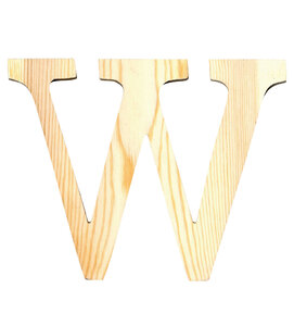 Alphabet en bois 11 5cm Lettre W