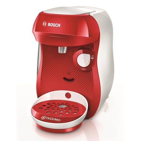 Bosh machine a café tassimo happy  tas106 - multi boissons - rouge & blanc