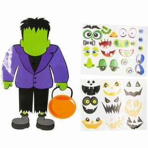 Kit créatif halloween Je décore mon monstre 35 5 cm
