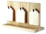Calendrier perpétuel en bois 20 x 12 5 x 8 cm