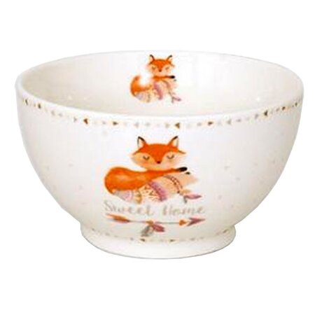 Bol en céramique renard