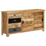 vidaXL Buffet Bois de manguier solide 160 x 40 x 80 cm