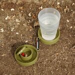 Gobelet pliable avec compartiment pour comprimés