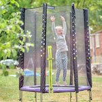 Trampoline violet et filet de sécurité junior de 4 5"