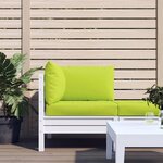 vidaXL Coussins de palette 3 Pièces vert vif tissu oxford