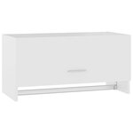 vidaXL Garde-robe Blanc 70x32 5x35 cm Aggloméré
