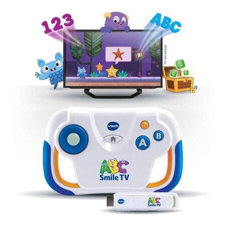 Vtech abc smile tv - ma premiere console tv éducative