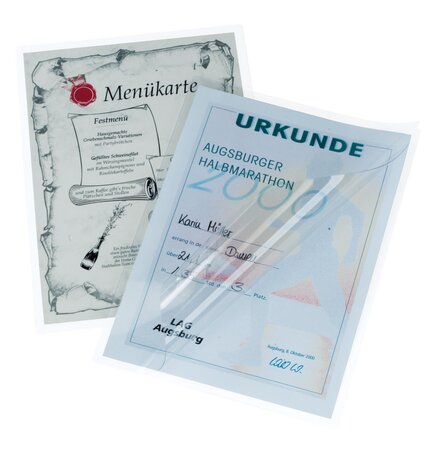 Lot de 25 films pour plastifieuse à chaud din a3 125µ hama