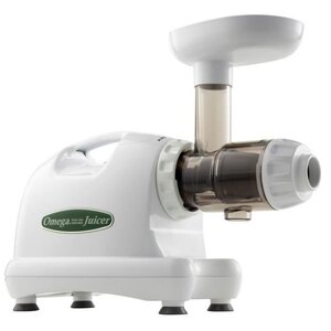 OMEGA 8224 Extracteur de jus horizontal - Blanc
